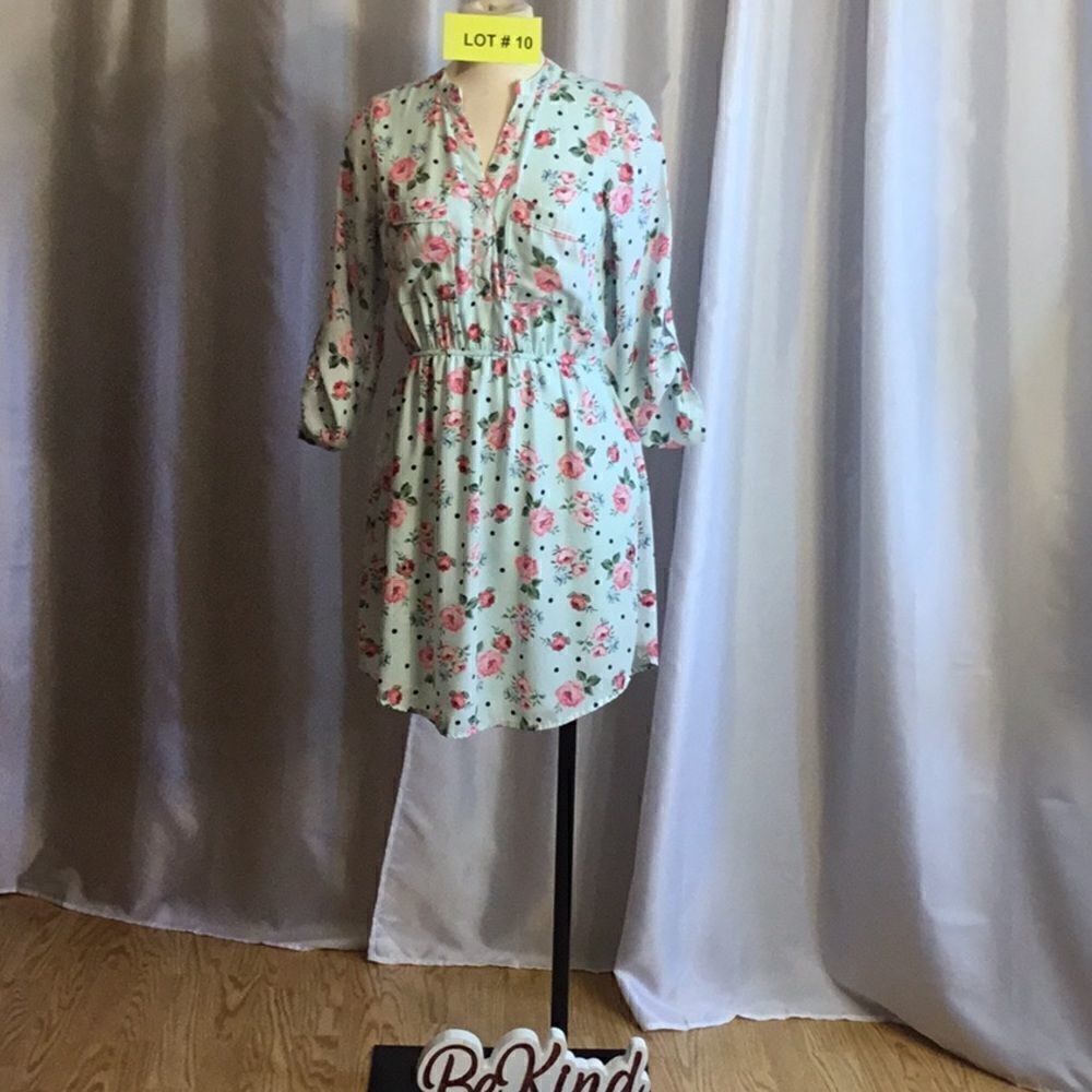 NWOT dress by CLOUD & SKY in large sheer top